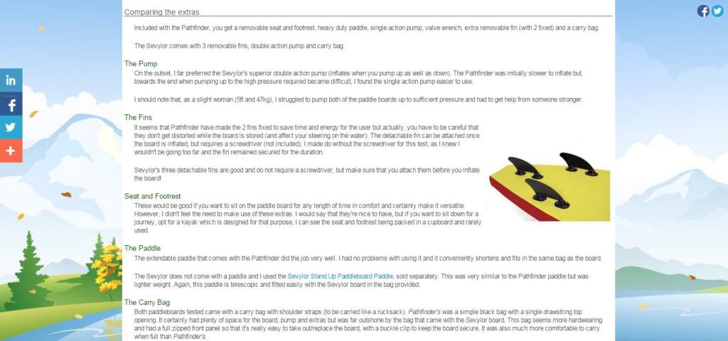 paddleboarding review